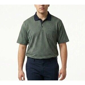 Men’s Izod Polo Golf Classix green Size XL Short Sleeves